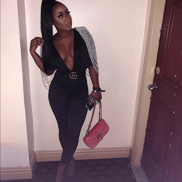 poshbyv Dresses & Skirts - Sexy Black Bodysuit